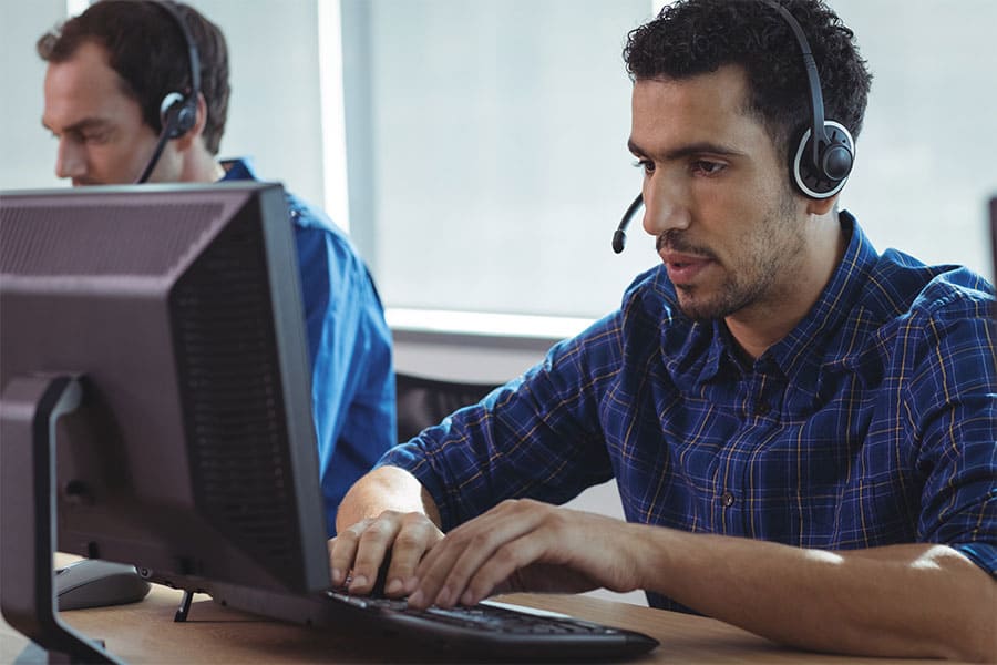Exemple de centre de relation client