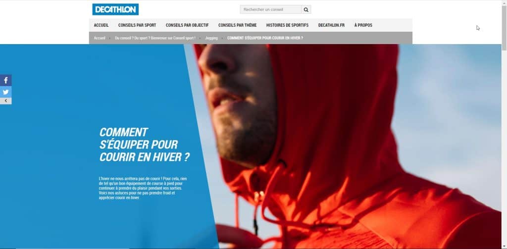 Un article de blog lié au sport en hiver
