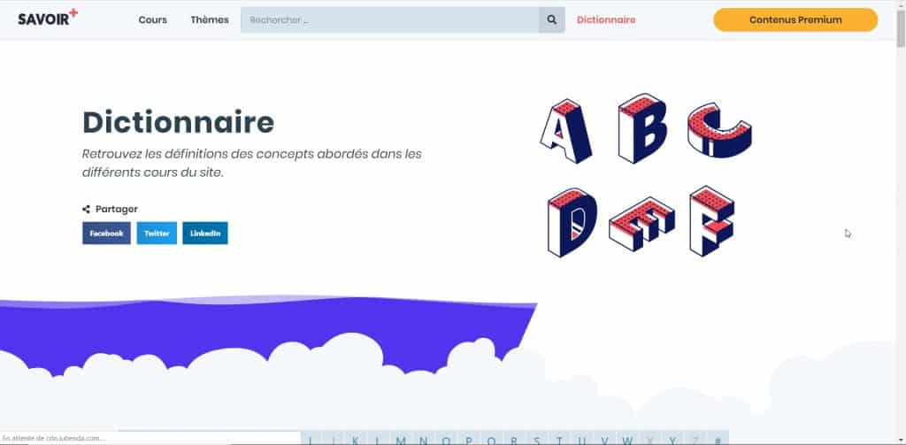 Un exemple de dictionnaire