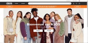 Le site ecommerce d'ASOS